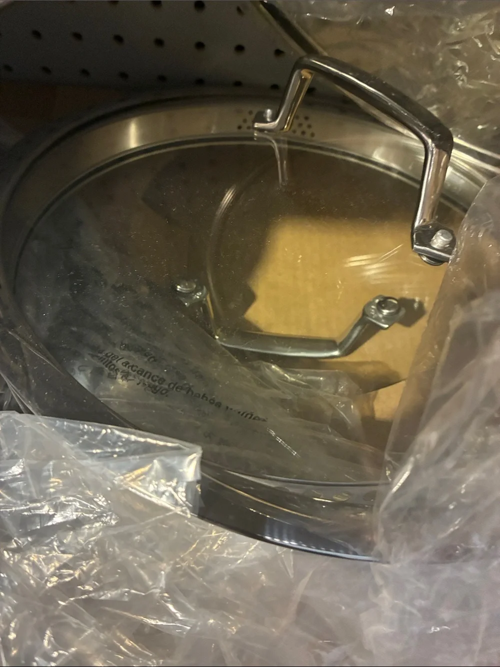 Polished Stainless Steel Stock Pot and Lid - Silver Finish